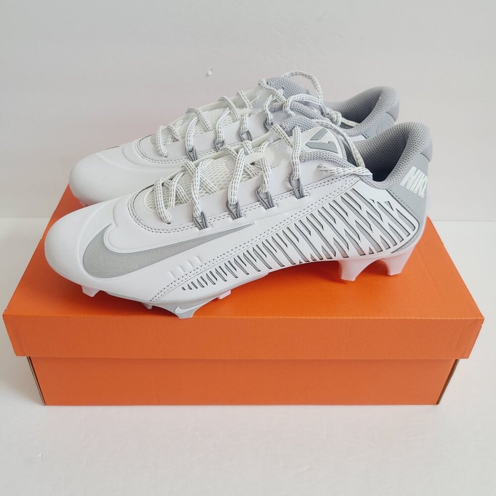 Nike Vapor Edge 360 VC Football Cleats DO6294-100 Size 8.5 White - Picture 1 of 9
